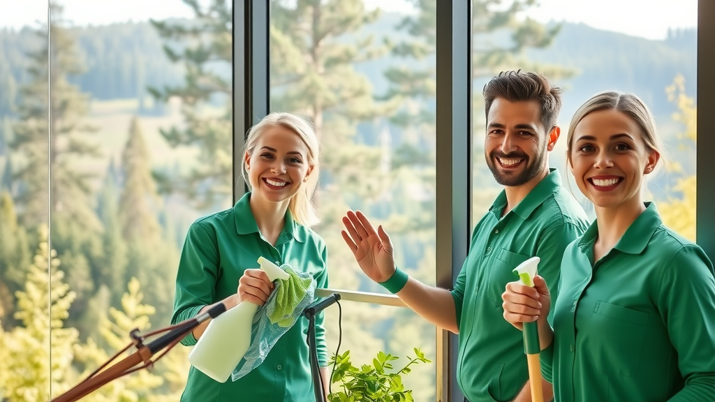 Eco-friendly window cleaning Eugene Oregon green cleaning solutions