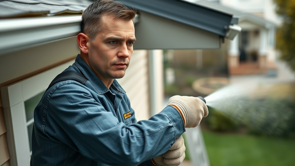 Soft washing Eugene - Professional performing gutter cleaning, safe exterior service in Eugene