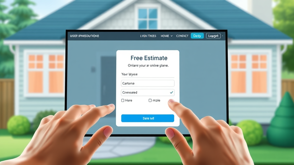 user-friendly online form for free estimate pressure washing in Eugene Oregon