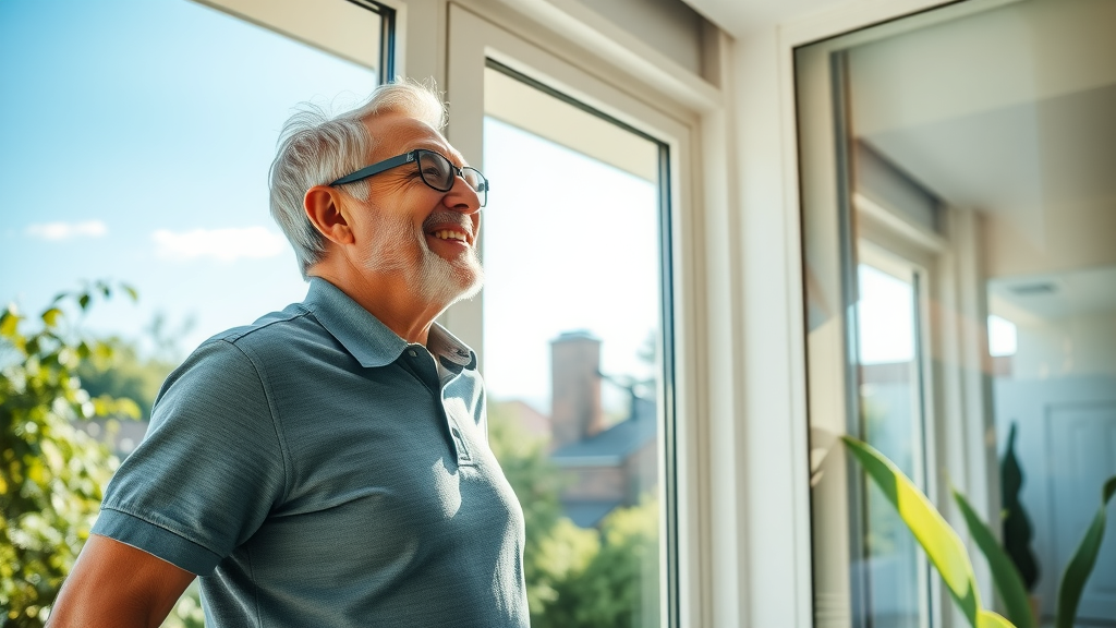 Bright modern residential home with sparkling clean windows, window cleaning Eugene Oregon