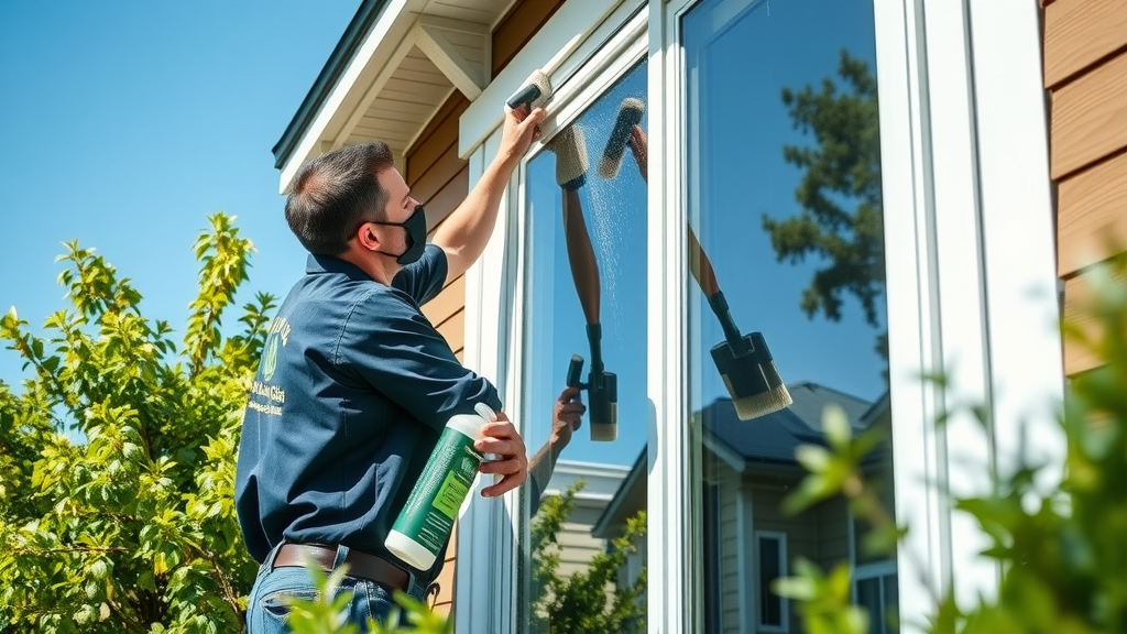 eco-friendly professional window cleaning Eugene green products sustainable Lane County service