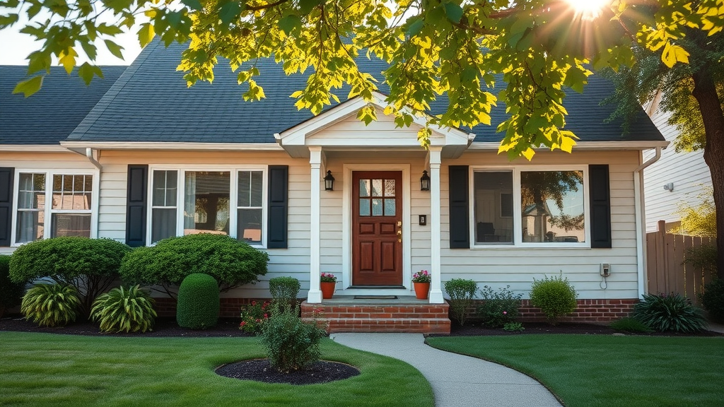 Soft washing Eugene - Well-maintained suburban home exterior with safe, spotless siding in Eugene neighborhood