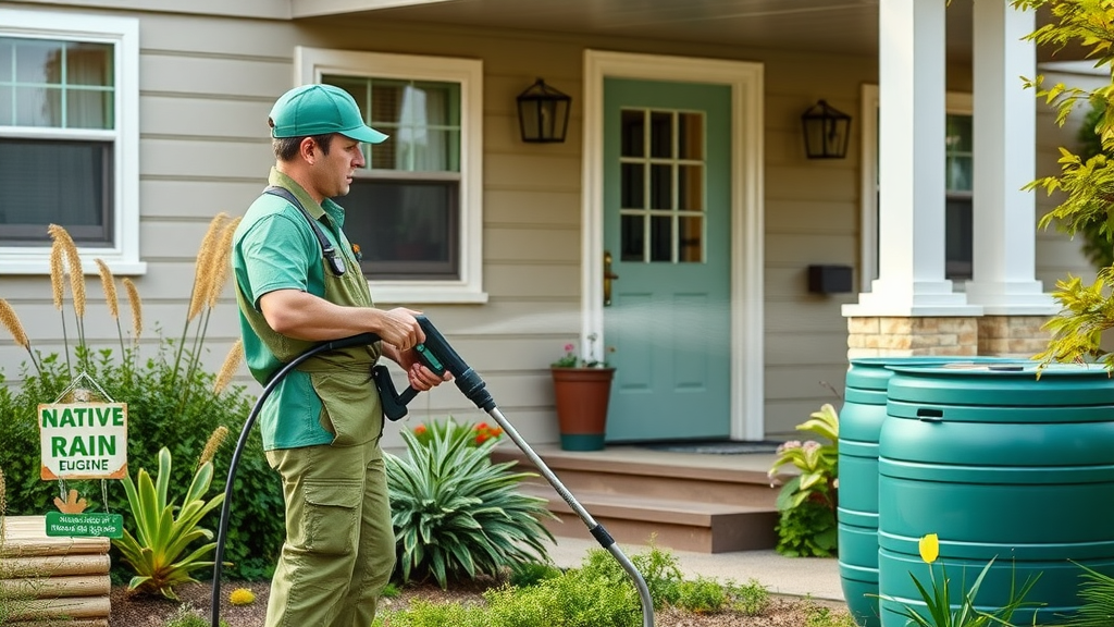 Eco-friendly pressure washing using green cleaning equipment for Eugene homes