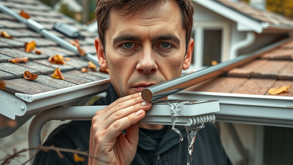 Close-up comparison of different gutter types on homes in Eugene Oregon