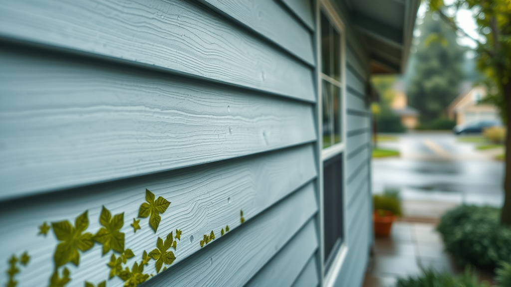 House soft washing in Eugene, OR dramatically cleans siding and removes algae