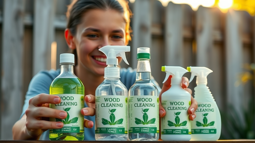 eco-friendly wood fence cleaning supplies how to clean a fence before staining green bottles and sunlight
