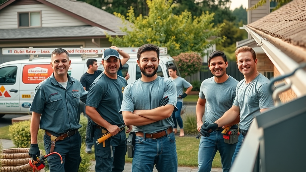 emergency gutter cleaning in Eugene OR - local team provides friendly, expert service