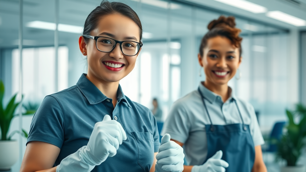 janitorial service cleaning eugene modern office healthy productive workspace