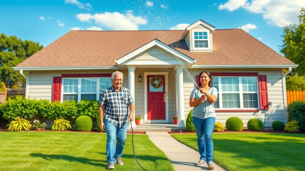 benefits of pressure washing in springfield , or, vibrant clean home exterior, residents enjoying spotless outdoor spaces, Springfield, OR