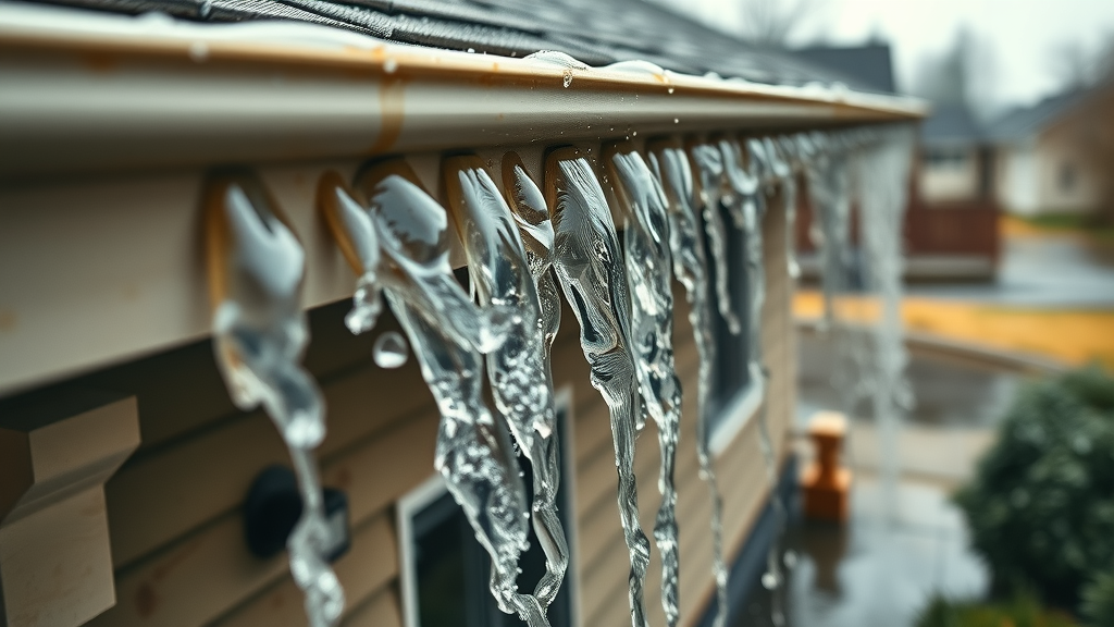Overflowing gutters causing water damage to a Springfield Oregon home, benefits of pro gutter cleaning springfield oregon