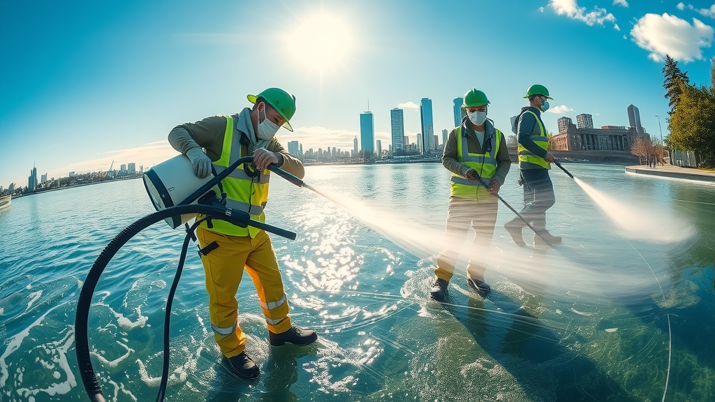 eco-friendly commercial cleaning crew state-of-the-art pressure washing Springfield OR