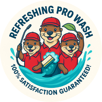 100% satisfaction guarantee for professional exterior cleaning services in Eugene, Oregon, including pressure washing, roof cleaning, and gutter cleaning, ensuring exceptional results and customer happiness.